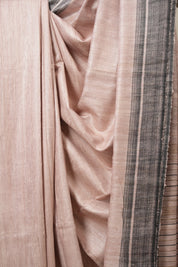Light Pink Tussar Silk Saree - SRLPTSS1808