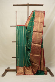 Green Chanderi Silk Saree - SRGCSS251