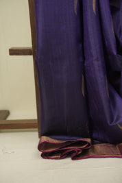 Purple Raw Silk Saree - SRPRSS1071