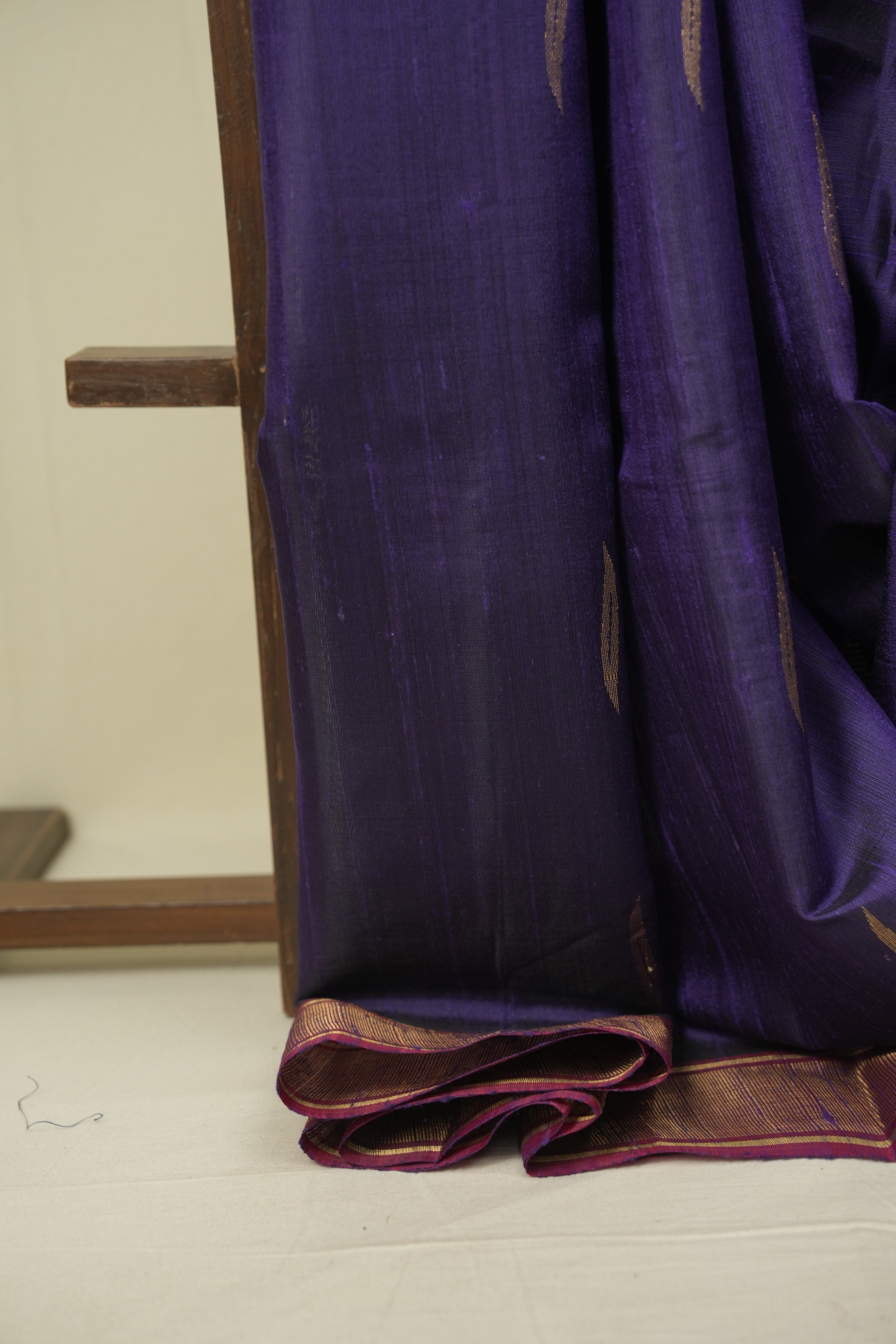 Purple Raw Silk Saree - SRPRSS1071