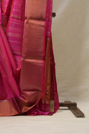 Pink Chanderi Silk Saree - SRPCSS177