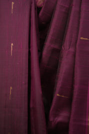 Magenta Raw Silk Saree - SRMRSS1075