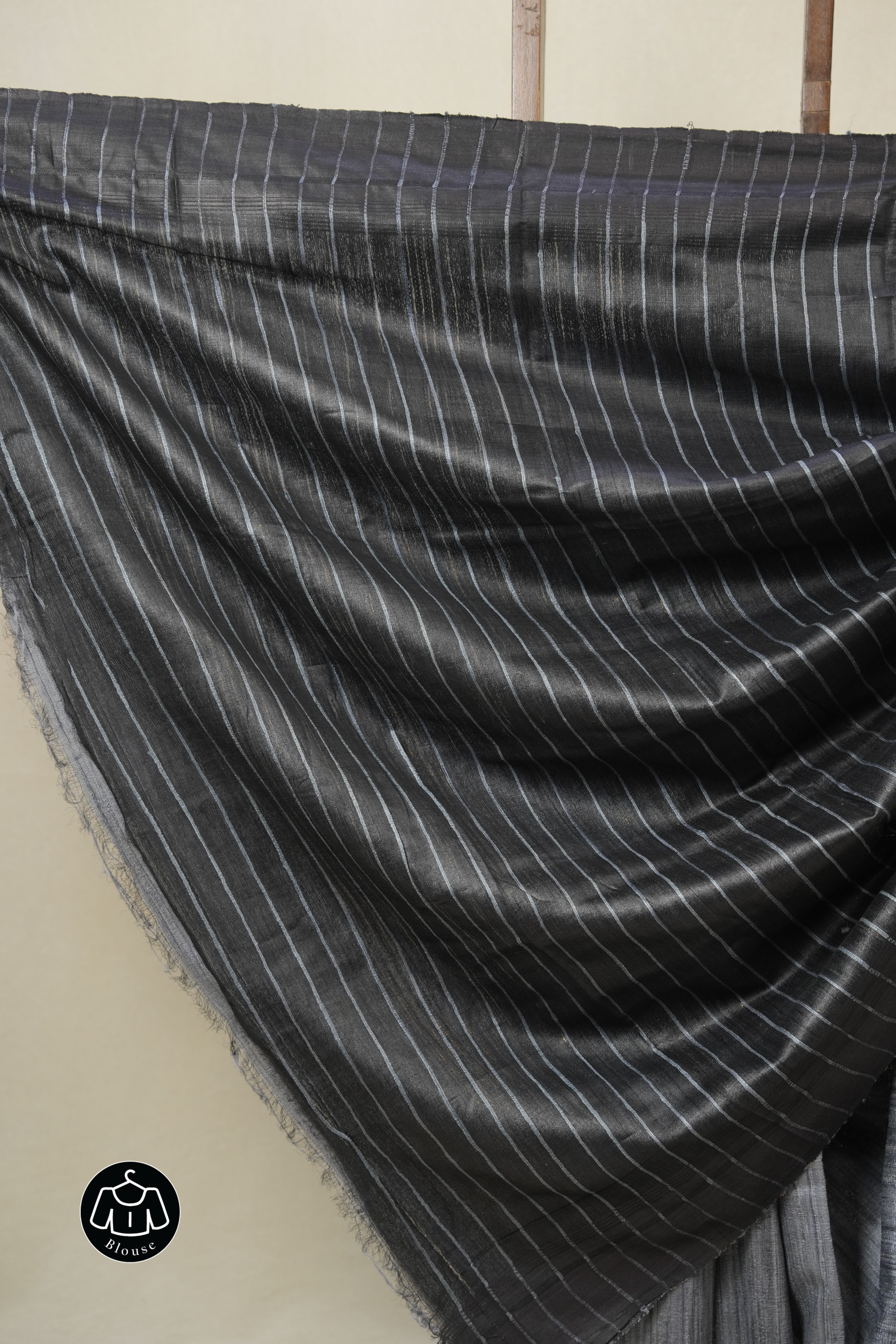 Grey Tussar Silk Saree - SRGTSS1800