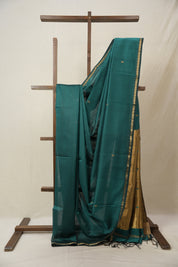 Peacock Green Maheshwari Saree - SRPGMS982