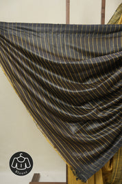Yellow Tussar Silk Saree - SRYTSS1844