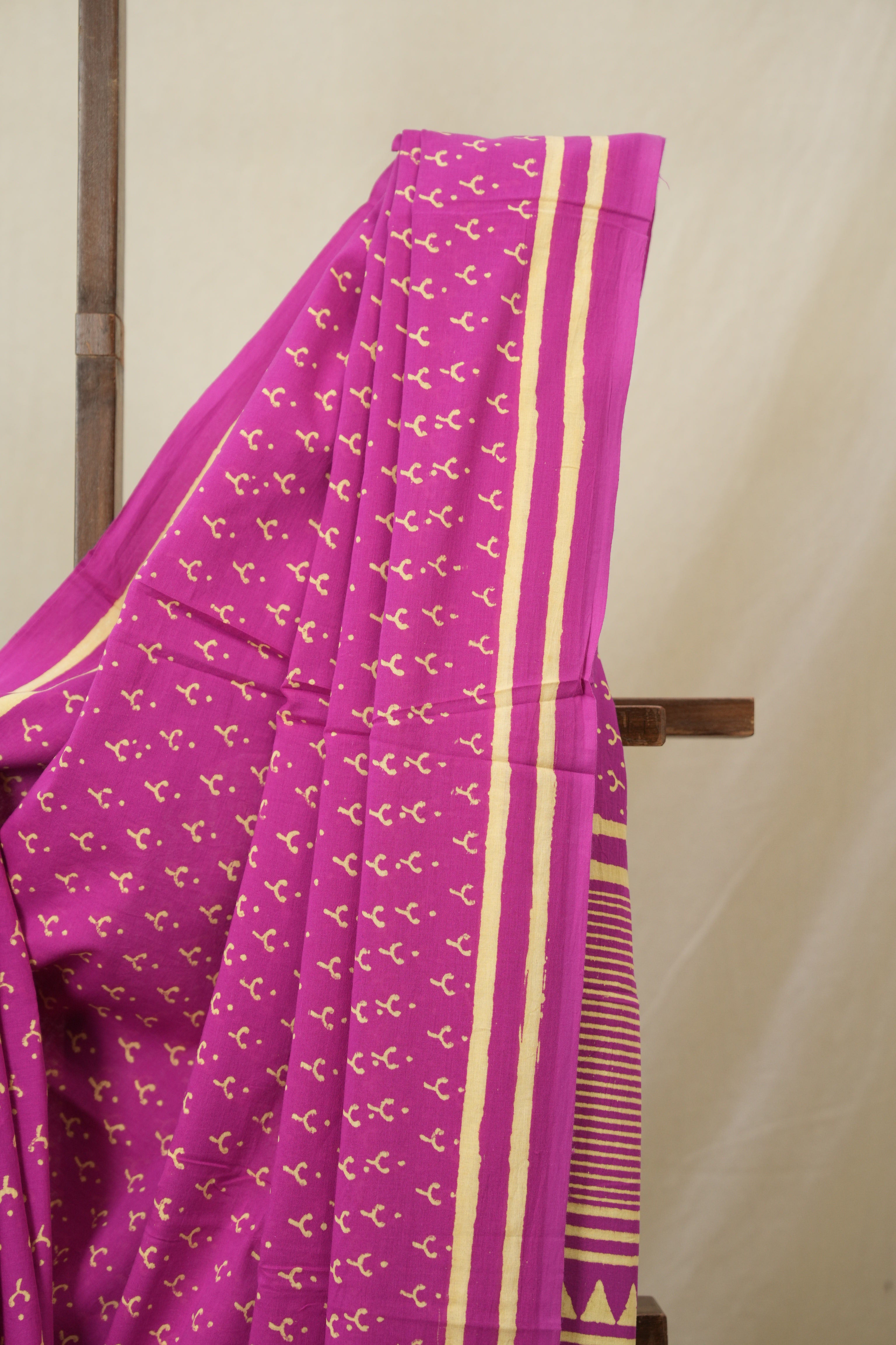 Rani Pink HBP Cotton Saree - SRRPCS3276