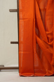 Orange Maheshwari Saree - SROMS981
