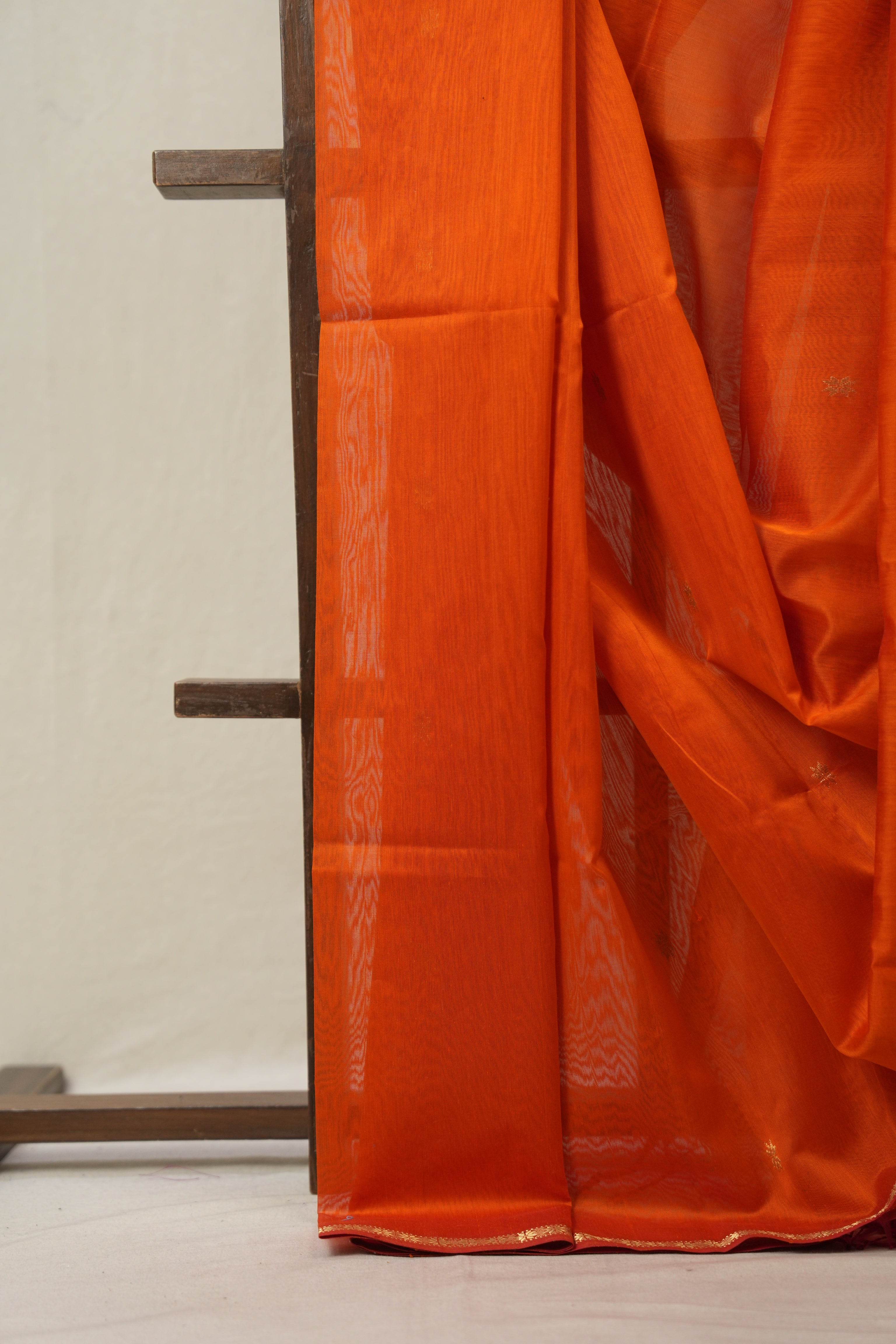 Orange Maheshwari Saree - SROMS981