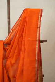 Orange Maheshwari Saree - SROMS981