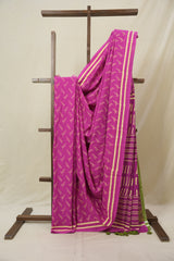 Pink HBP Cotton Saree - SRPCS3368