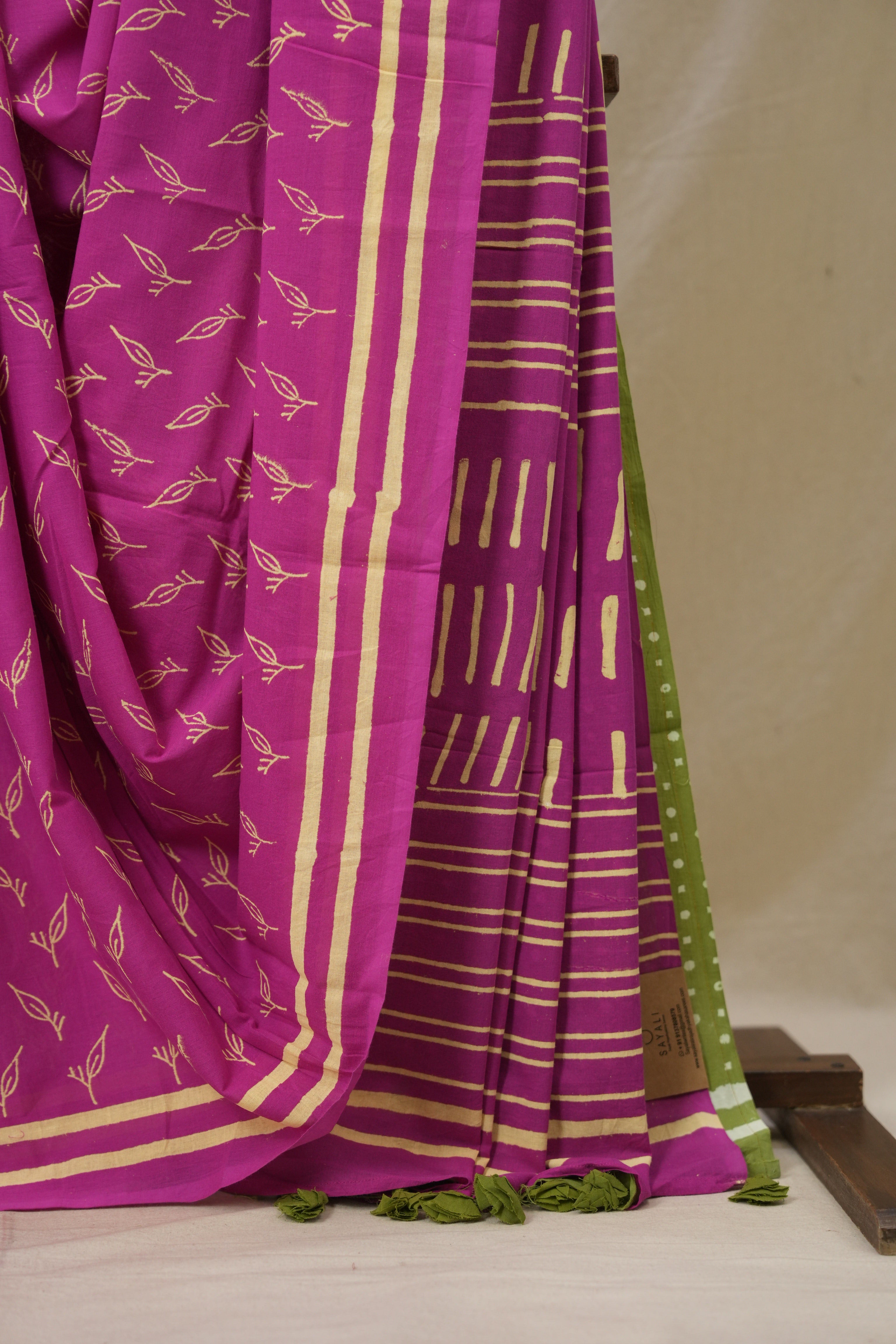 Pink HBP Cotton Saree - SRPCS3368