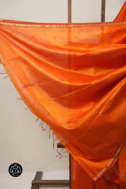 Orange Maheshwari Saree - SROMS981