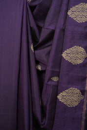 Purple Raw Silk Saree - SRPRSS1078