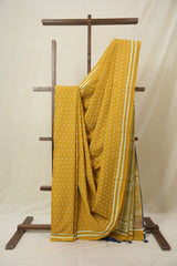 Gold HBP Cotton Saree - SRMGCS3372