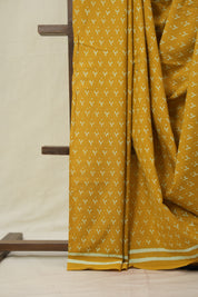 Gold HBP Cotton Saree - SRMGCS3372
