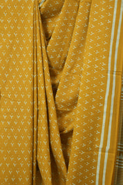 Gold HBP Cotton Saree - SRMGCS3372