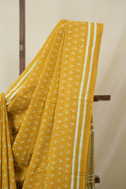 Gold HBP Cotton Saree - SRMGCS3372