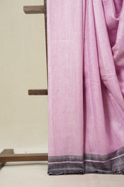 Pink Tussar Silk Saree - SRPTSS1847