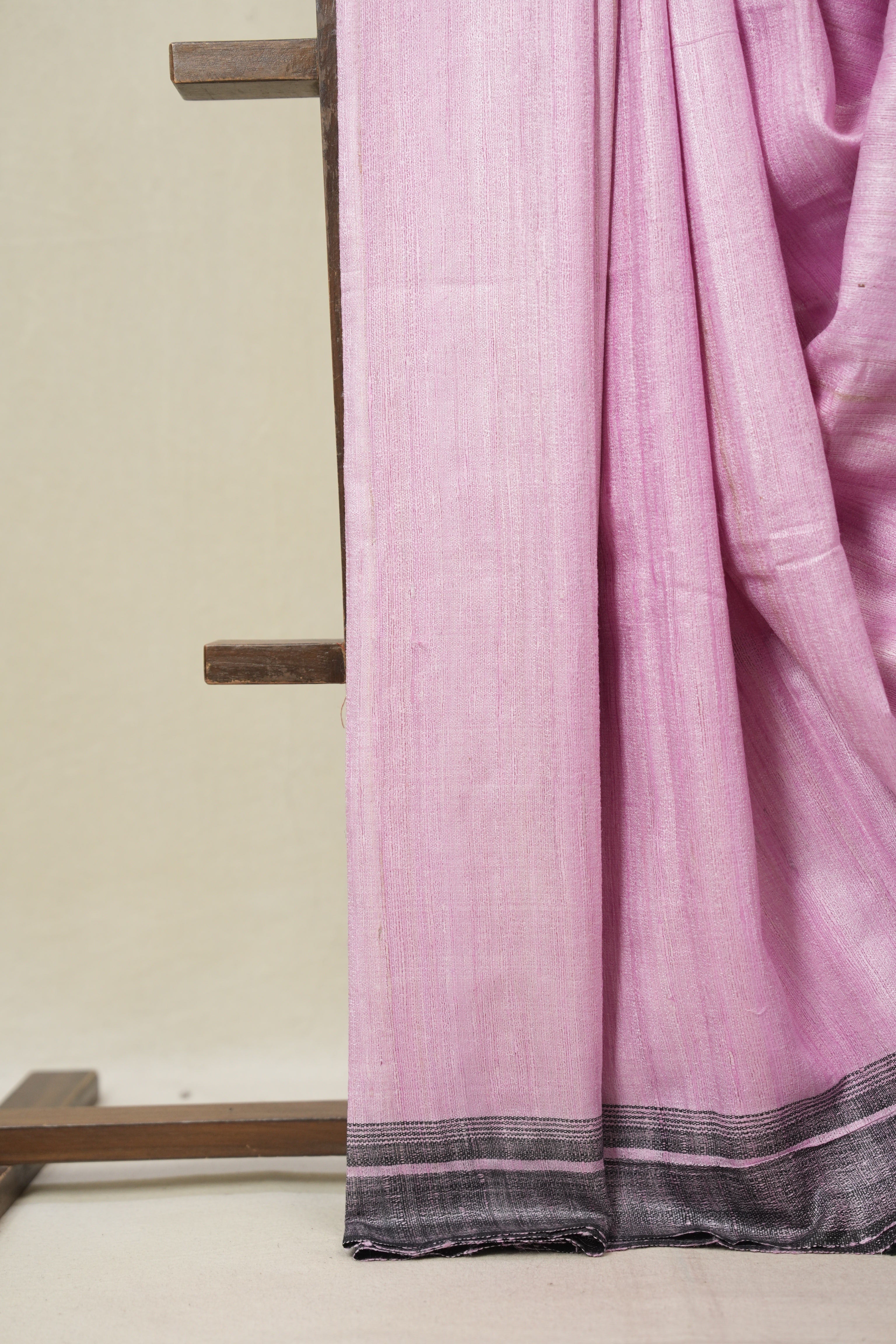 Pink Tussar Silk Saree - SRPTSS1847