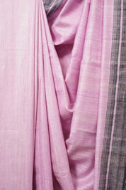 Pink Tussar Silk Saree - SRPTSS1847