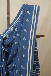 Blue HBP Cotton Saree - SRBCS3374