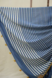 Blue HBP Cotton Saree - SRBCS3374