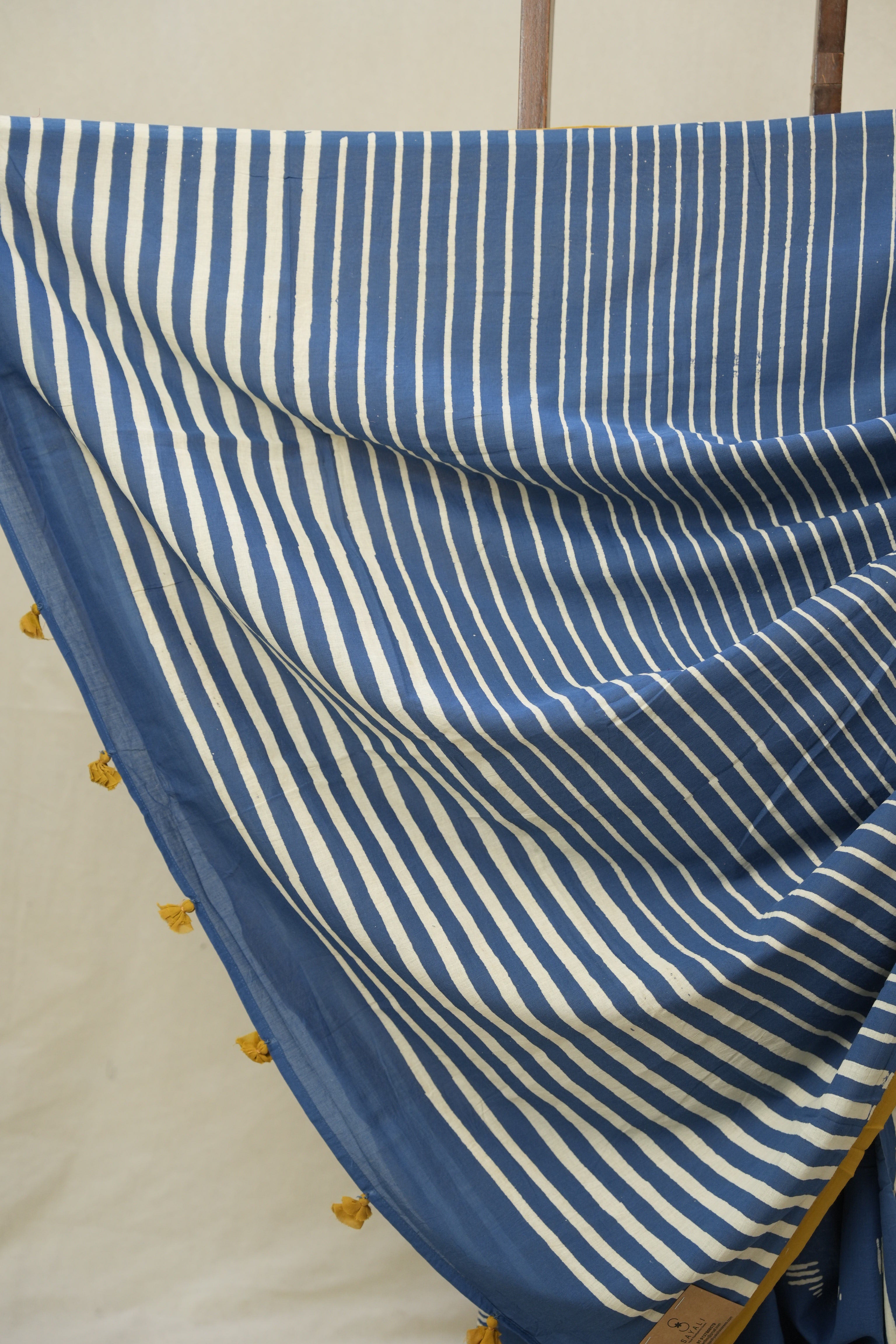 Blue HBP Cotton Saree - SRBCS3374