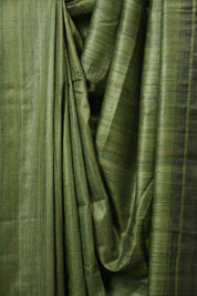 Green Tussar Silk Saree - SRGTSS1850