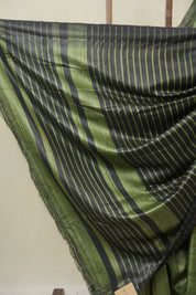 Green Tussar Silk Saree - SRGTSS1850