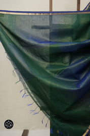 Green Maheshwari Saree - SRGMS976