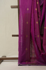 Two Tone Pink Maheshwari Saree - SRTTPMS974