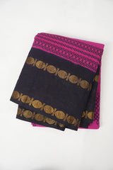 Pink Sungudi Cotton Saree - SRPSCS90