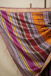 Brown Tussar Silk Saree - SRBTSS1550