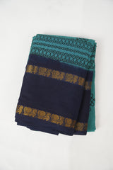 Rama Green Sungudi Cotton Saree - SRRGSCS85