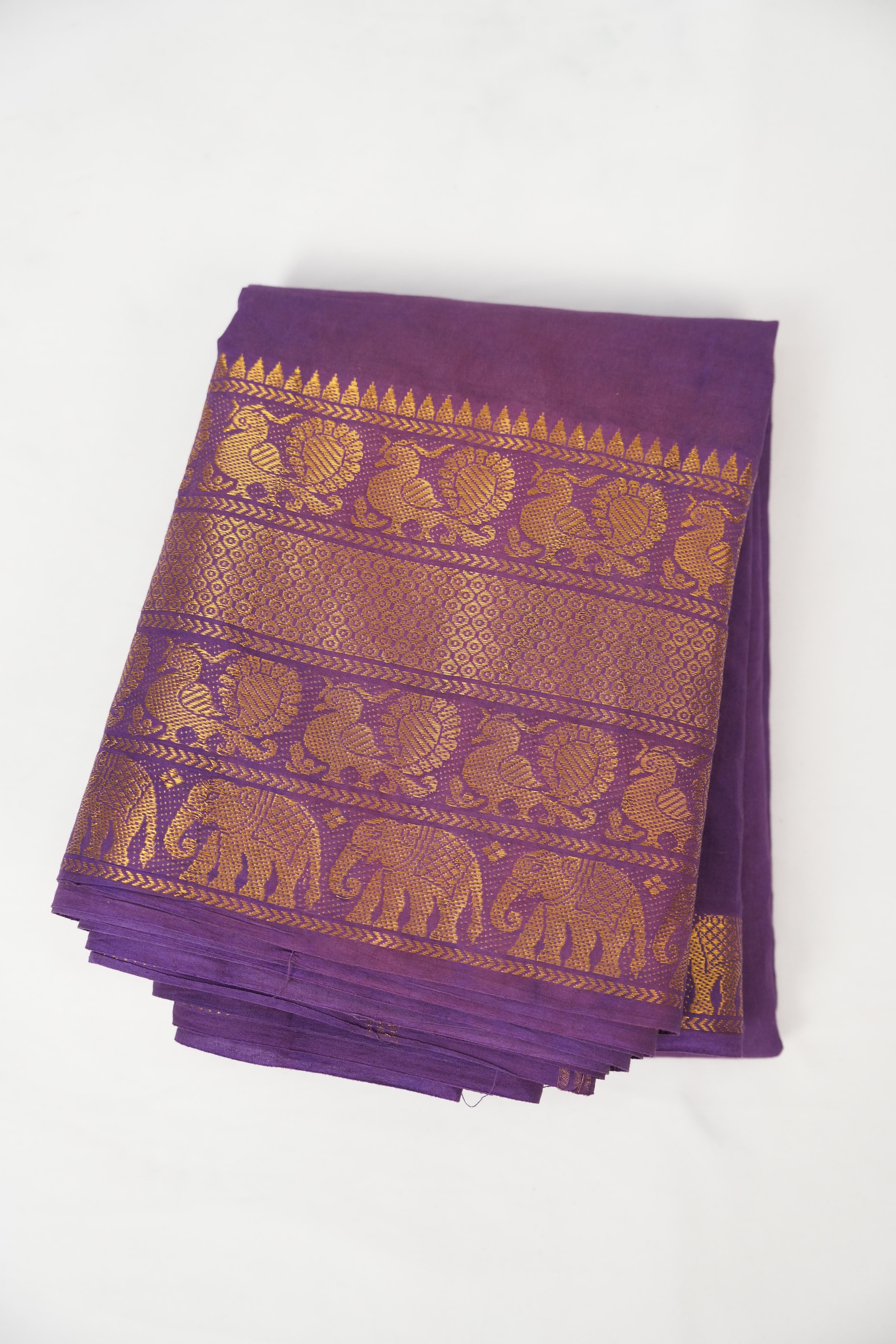 Violet Sungudi Cotton Saree - SRVSCS99