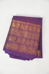 Violet Sungudi Cotton Saree - SRVSCS99