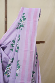 Lavender HBP Signature Cotton Saree - SRLSCS22