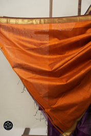 Purple Maheshwari Saree - SRPMS971