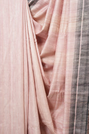 Baby Pink Tussar Silk Saree - SRBPTSS1856