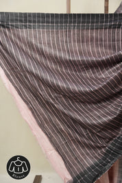 Baby Pink Tussar Silk Saree - SRBPTSS1856