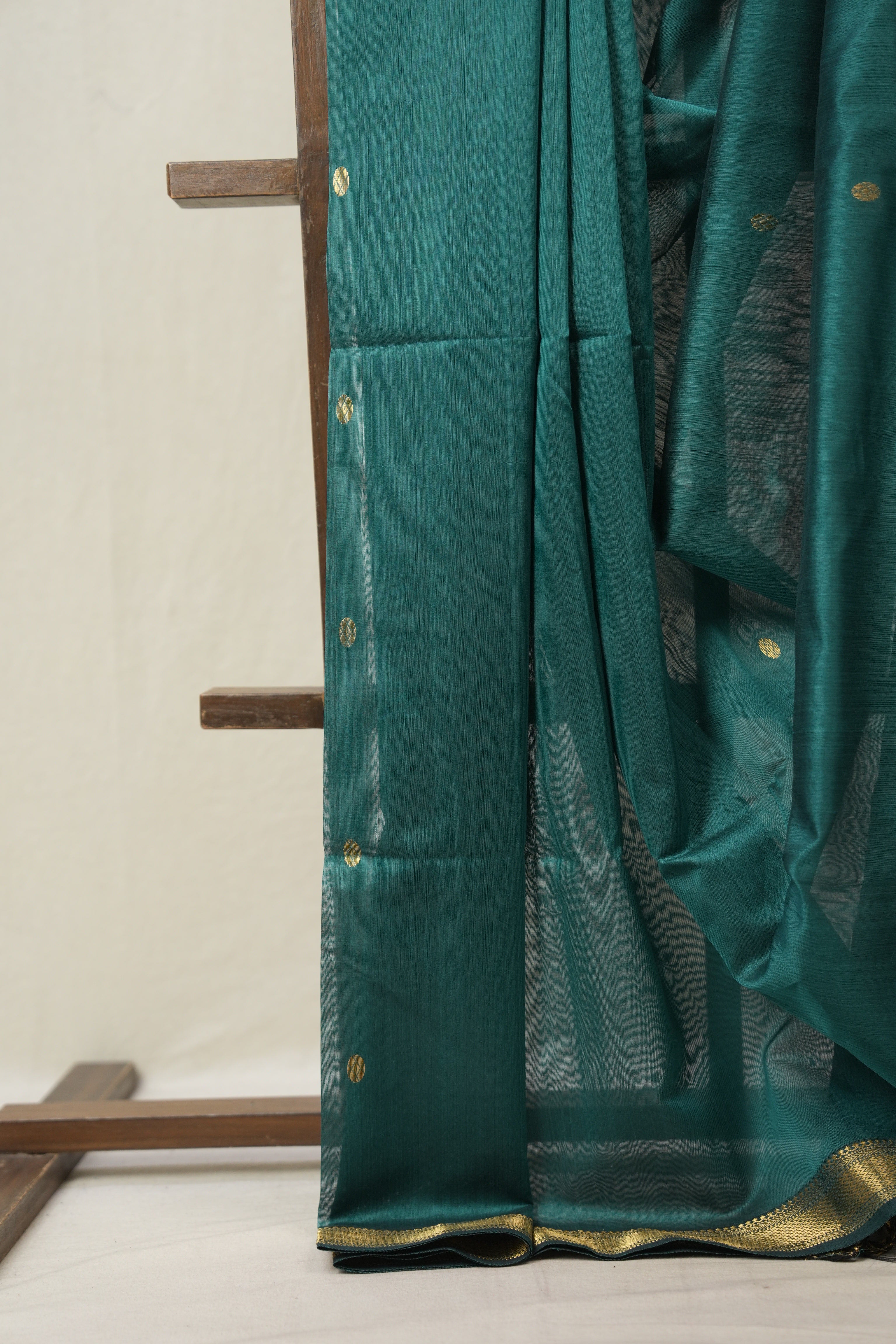 Peacock Green Maheshwari Saree - SRPGMS969