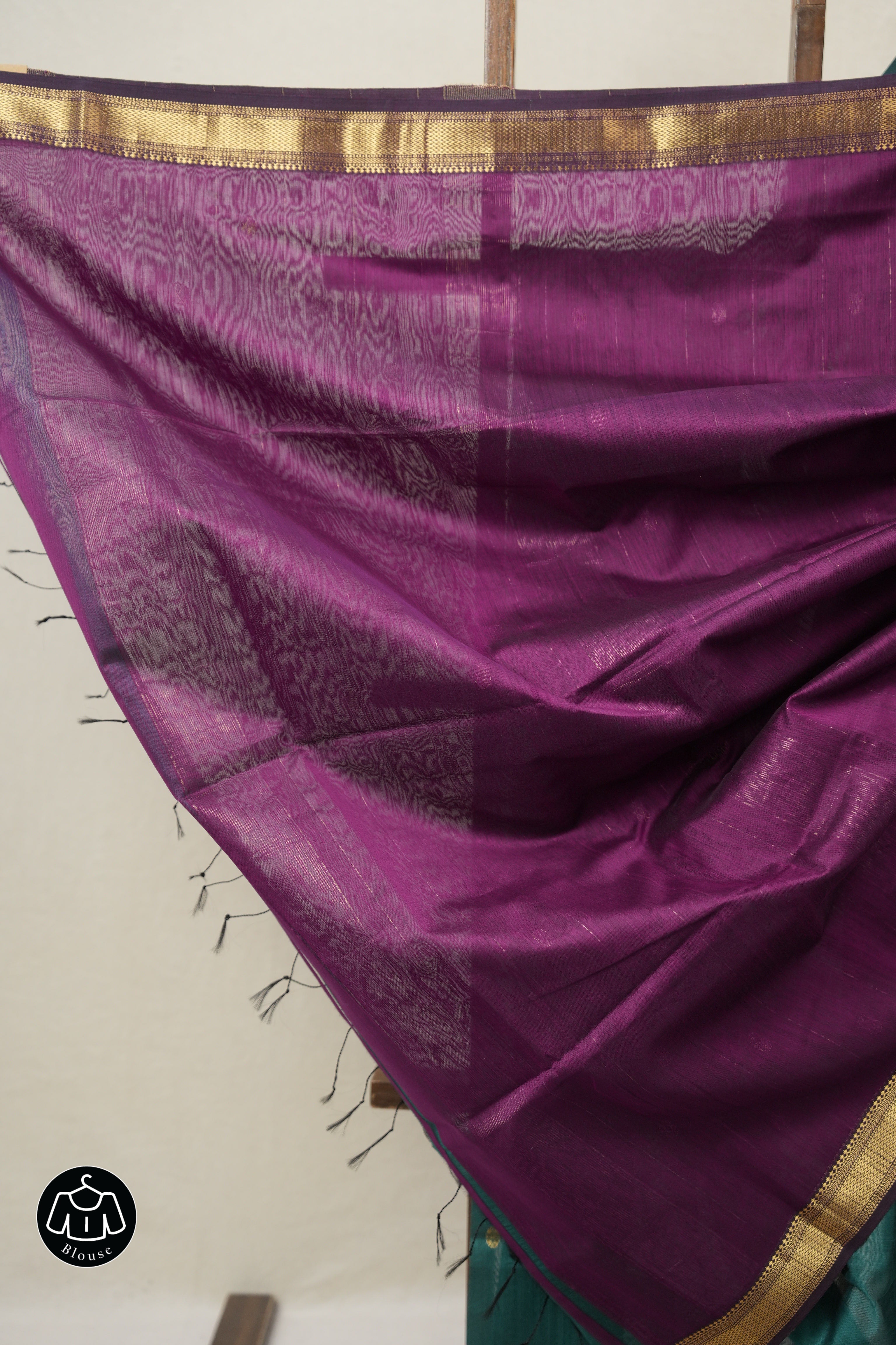 Peacock Green Maheshwari Saree - SRPGMS969