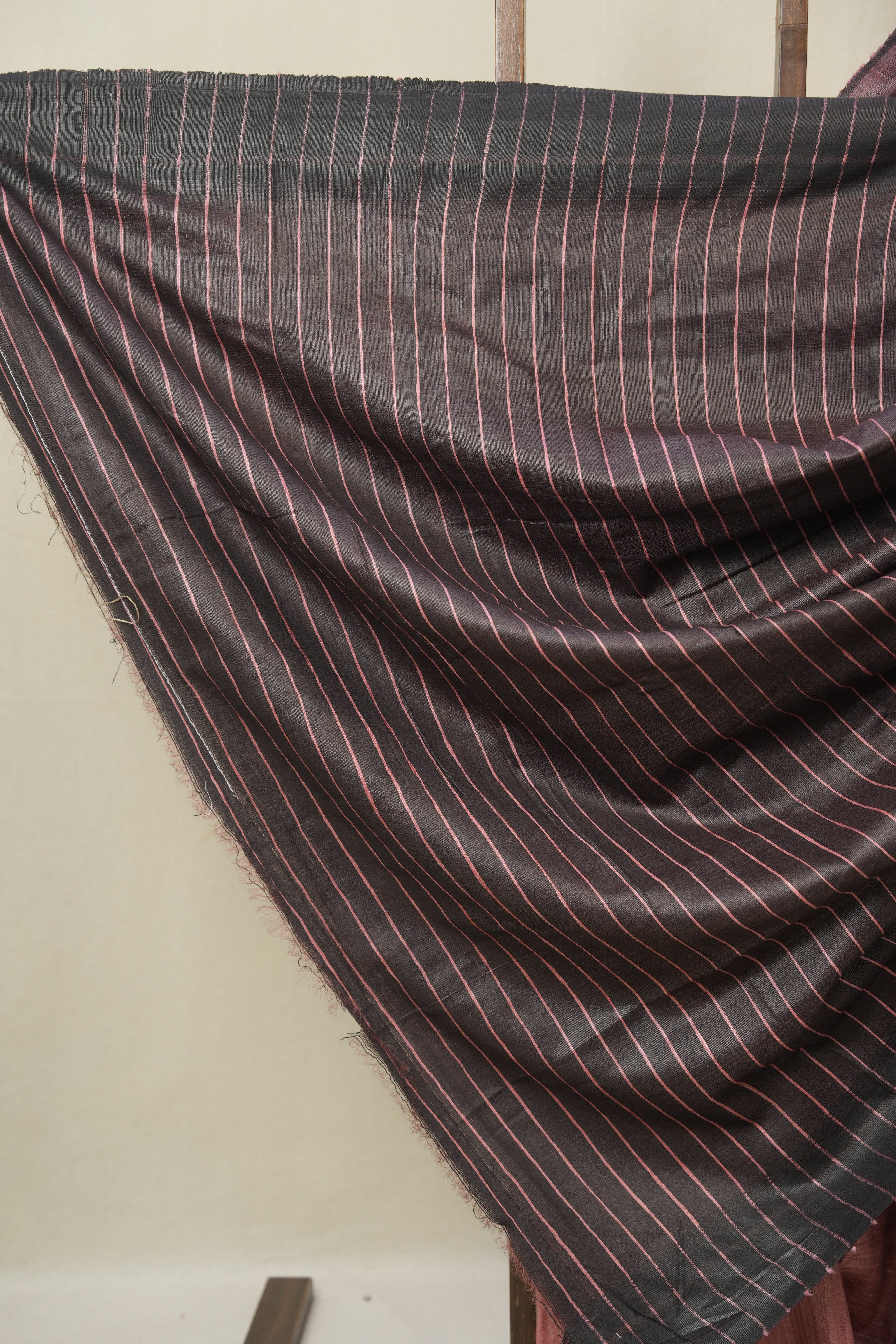 Dusty Pink Tussar Silk Saree - SRDPTSS1857