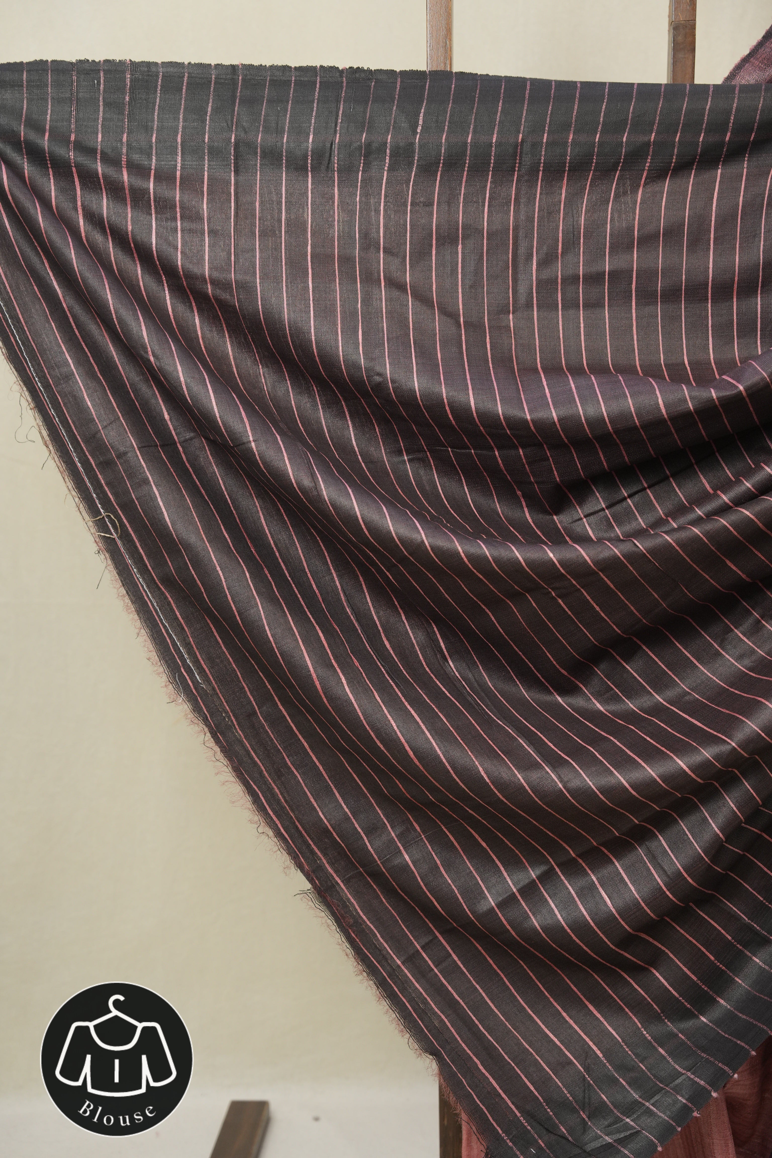 Dusty Pink Tussar Silk Saree - SRDPTSS1857