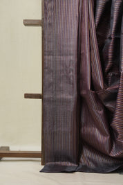 Purple Tussar Silk Saree - SRPTSS1873