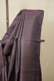 Purple Tussar Silk Saree - SRPTSS1873