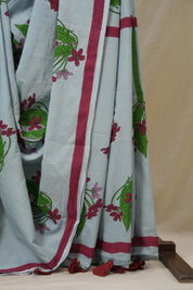 Pale Blue HBP Signature Cotton Saree - SRPBSCS28