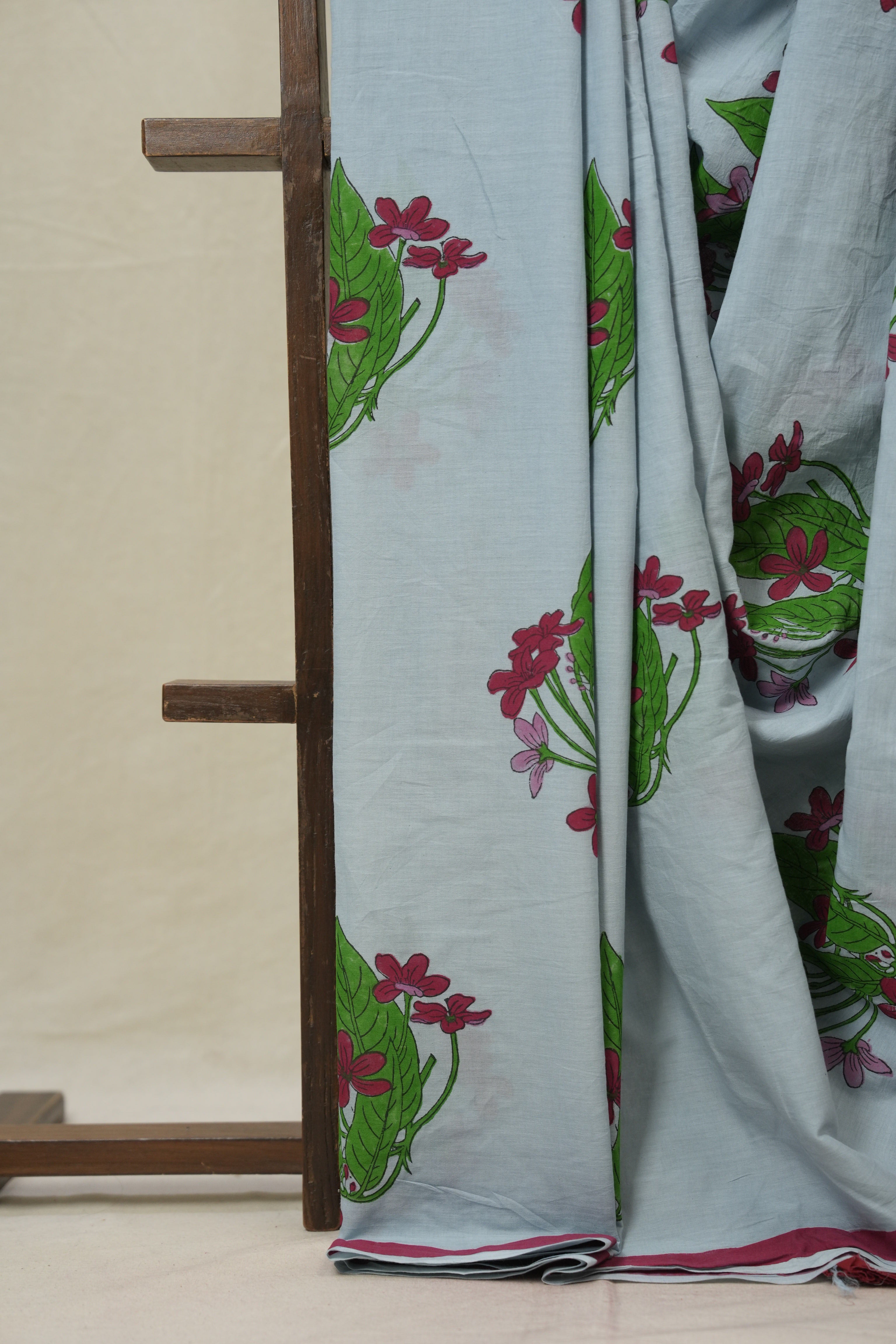 Pale Blue HBP Signature Cotton Saree - SRPBSCS28