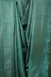 Green Tussar Silk Saree - SRGTSS1870
