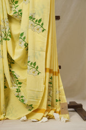 Yellow HBP Signature Cotton Saree - SRYSCS25